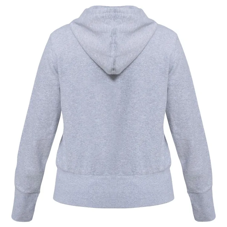 Толстовка женская Hooded Full Zip серый меланж арт.WW642610