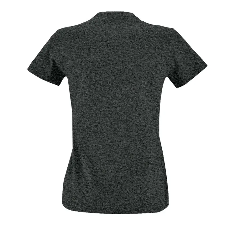 Футболка женская Imperial Fit Women, черный меланж арт.02080348