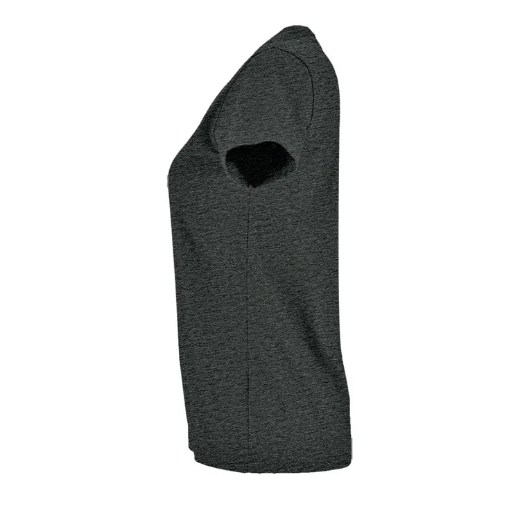 Футболка женская Imperial Fit Women, черный меланж арт.02080348