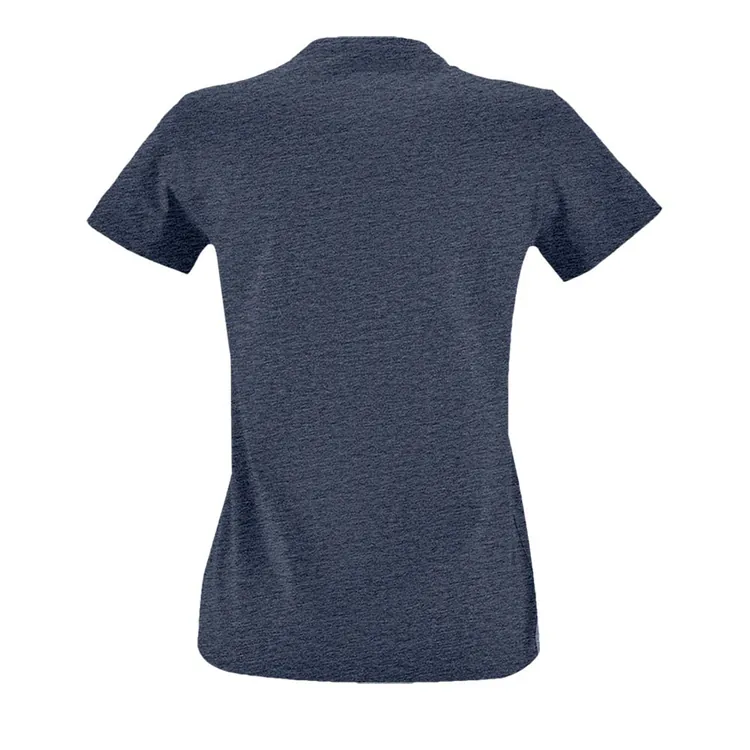 Футболка женская Imperial Fit Women, синий меланж арт.02080222