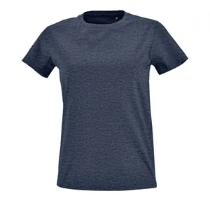 Футболка женская Imperial Fit Women, синий меланж арт.02080222
