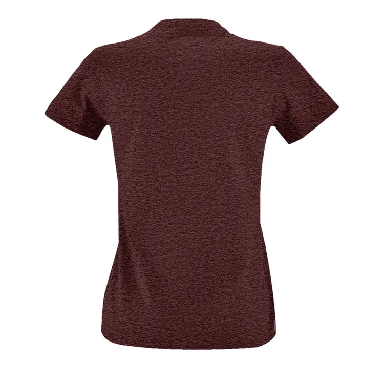 Футболка женская Imperial Fit Women, бордовый меланж арт.02080148