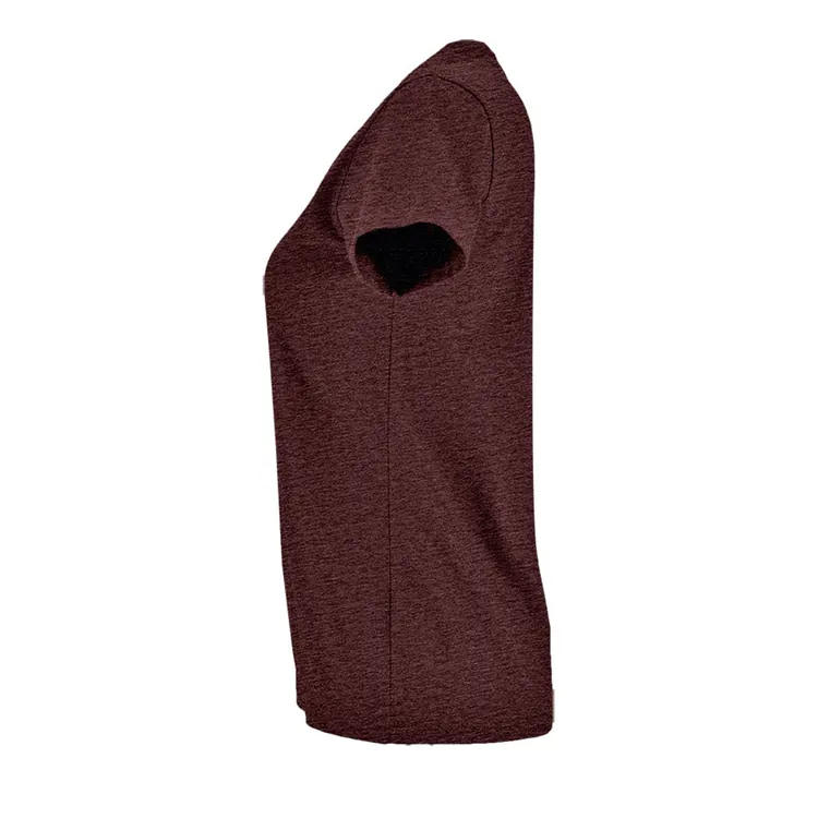 Футболка женская Imperial Fit Women, бордовый меланж арт.02080148