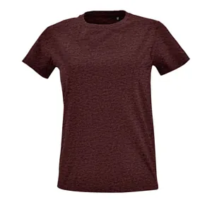 Футболка женская Imperial Fit Women, бордовый меланж арт.02080148