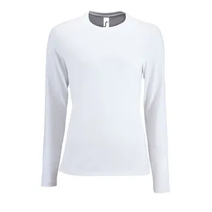 Футболка с длинным рукавом Imperial LSL Women, белая арт.02075102