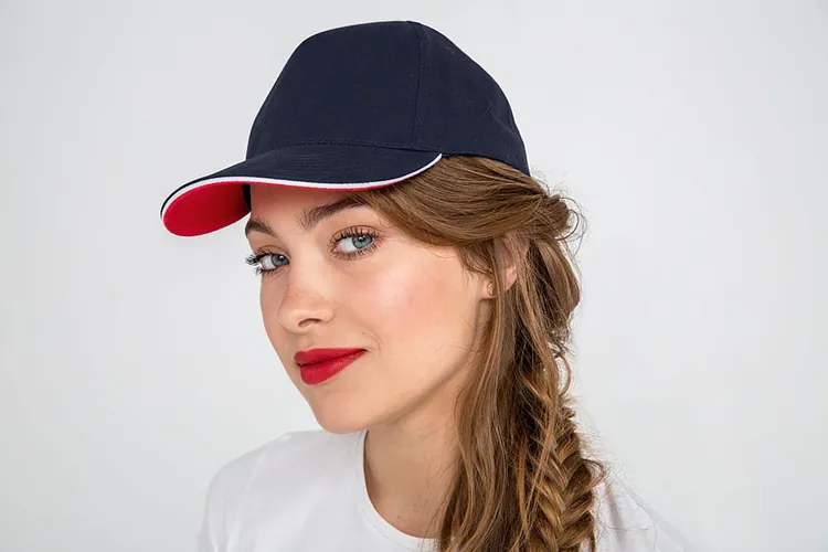 Бейсболка Longchamp, темно-синяя арт.02116319TUN