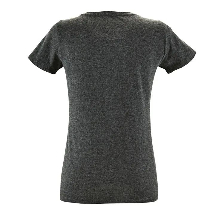 Футболка женская Regent Fit Women, черный меланж арт.02758348