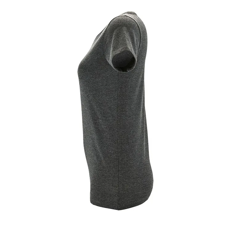 Футболка женская Regent Fit Women, черный меланж арт.02758348