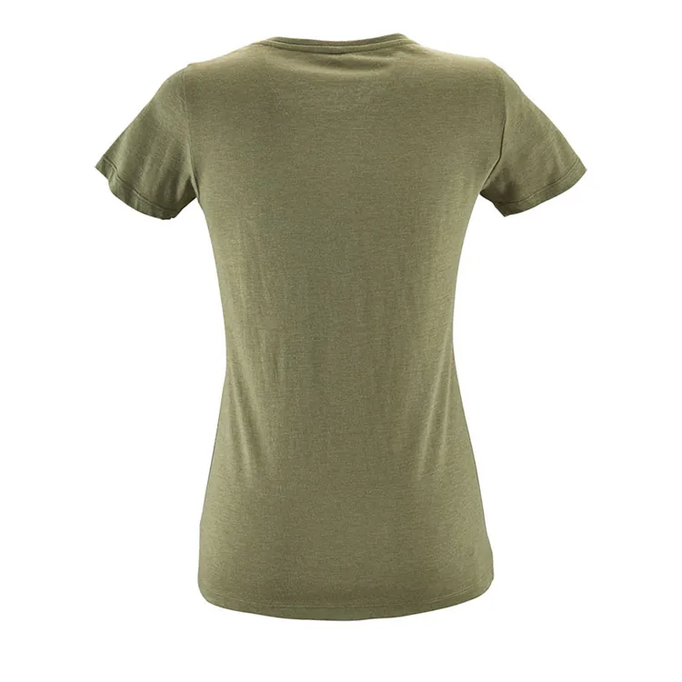 Футболка женская Regent Fit Women, меланж хаки арт.02758288