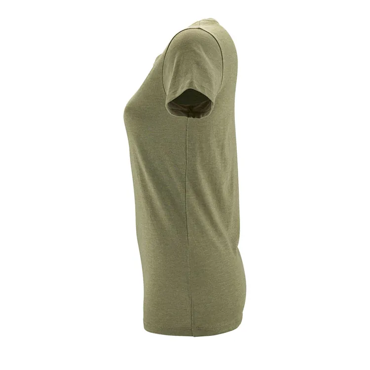 Футболка женская Regent Fit Women, меланж хаки арт.02758288