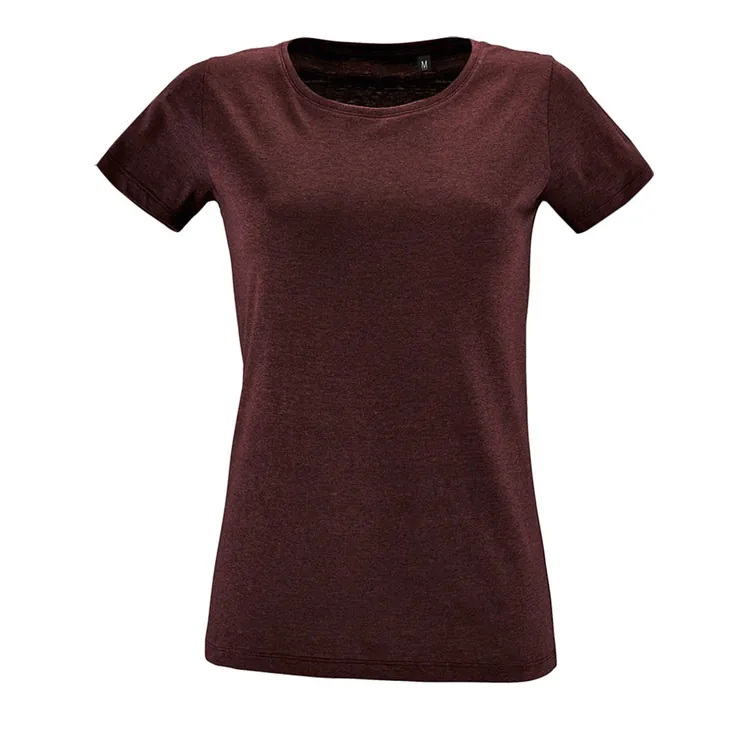 Футболка женская Regent Fit Women, бордовый меланж арт.02758148