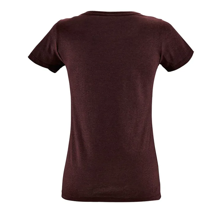 Футболка женская Regent Fit Women, бордовый меланж арт.02758148