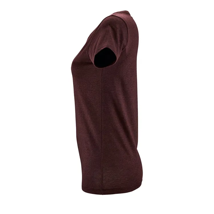 Футболка женская Regent Fit Women, бордовый меланж арт.02758148