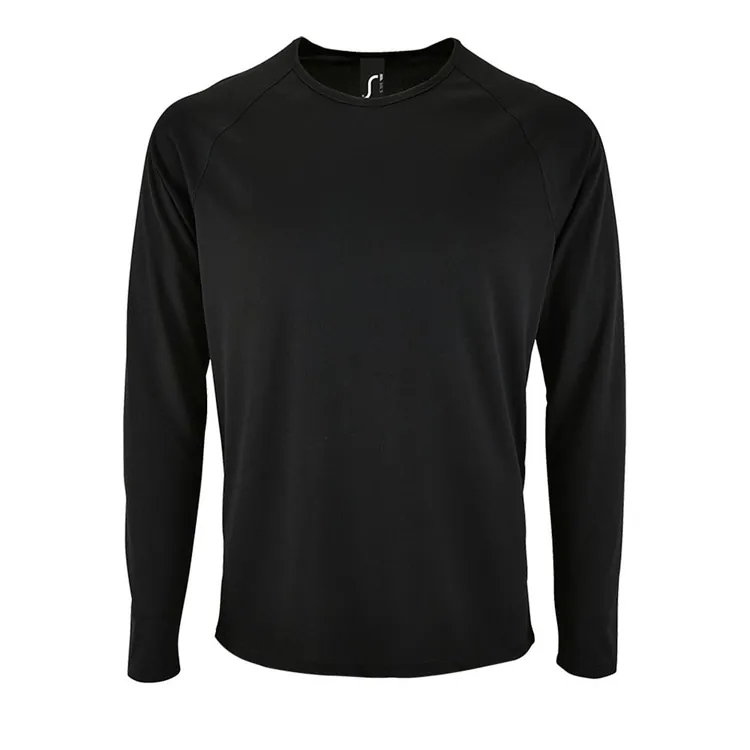 Футболка с длинным рукавом Sporty LSL Men, черная арт.02071312