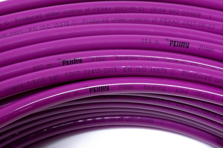 Труба РЕХАУ PINK 25х3,5 мм, бухта 50м