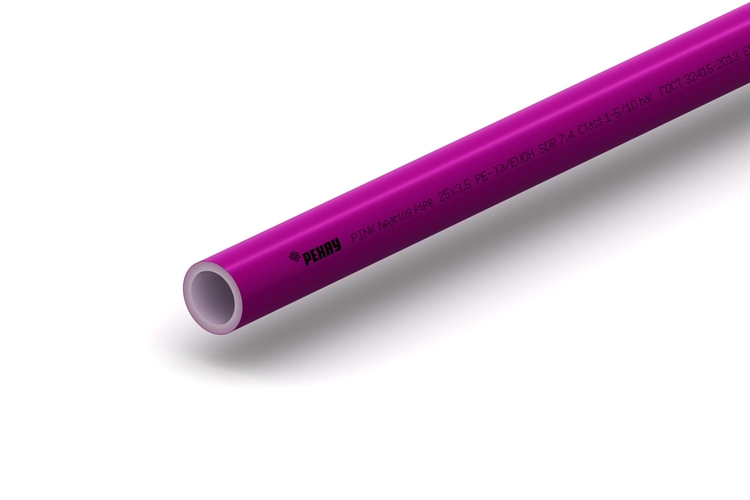 Труба РЕХАУ PINK 25х3,5 мм, бухта 50м