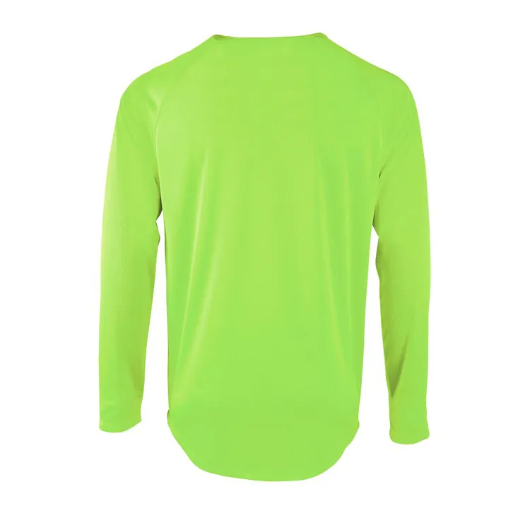 Футболка с длинным рукавом Sporty LSL Men, неоново-зеленая арт.02071286