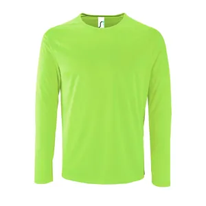 Футболка с длинным рукавом Sporty LSL Men, неоново-зеленая арт.02071286