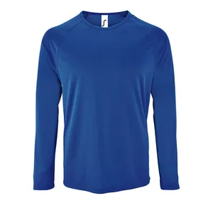 Футболка с длинным рукавом Sporty LSL Men, ярко-синяя арт.02071241