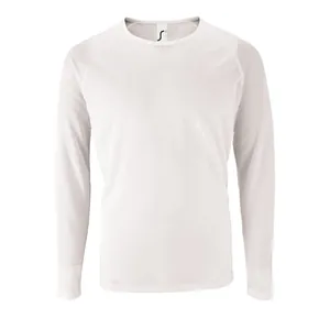 Футболка с длинным рукавом Sporty LSL Men, белая арт.02071102