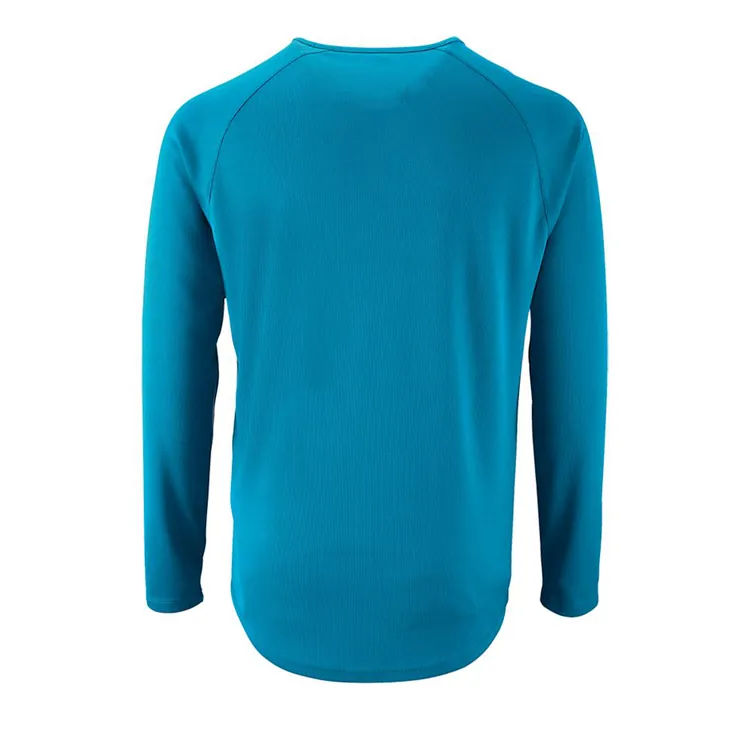 Футболка с длинным рукавом Sporty LSL Men, ярко-бирюзовая арт.02071321