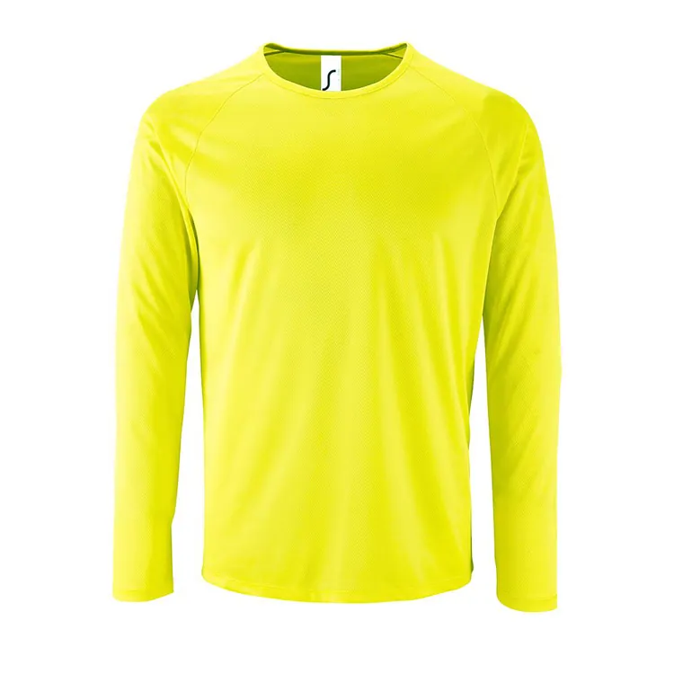 Футболка с длинным рукавом Sporty LSL Men желтый неон арт.02071306