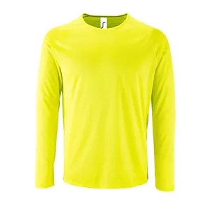 Футболка с длинным рукавом Sporty LSL Men желтый неон арт.02071306