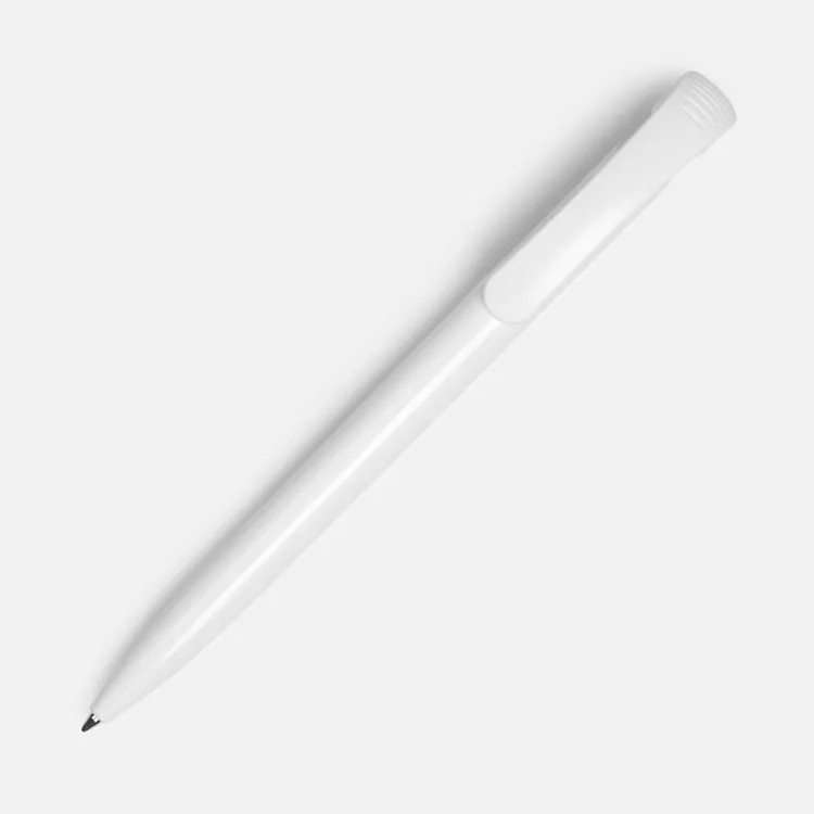 Ручка шариковая Clear Solid, белая арт.4482.60