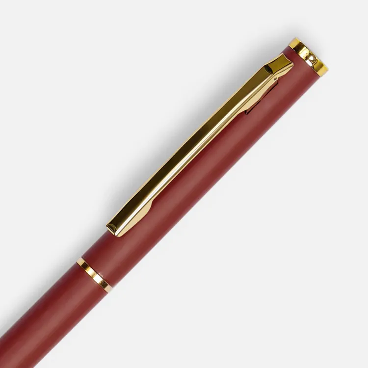 Ручка шариковая Hotel Gold, ver.2, матовая бордовая арт.7079.55