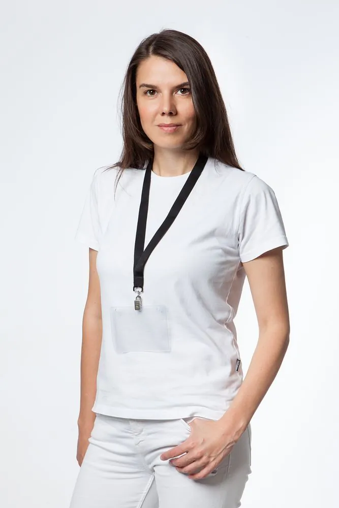 Лента для бейджа Neckband, черная арт.6876.30