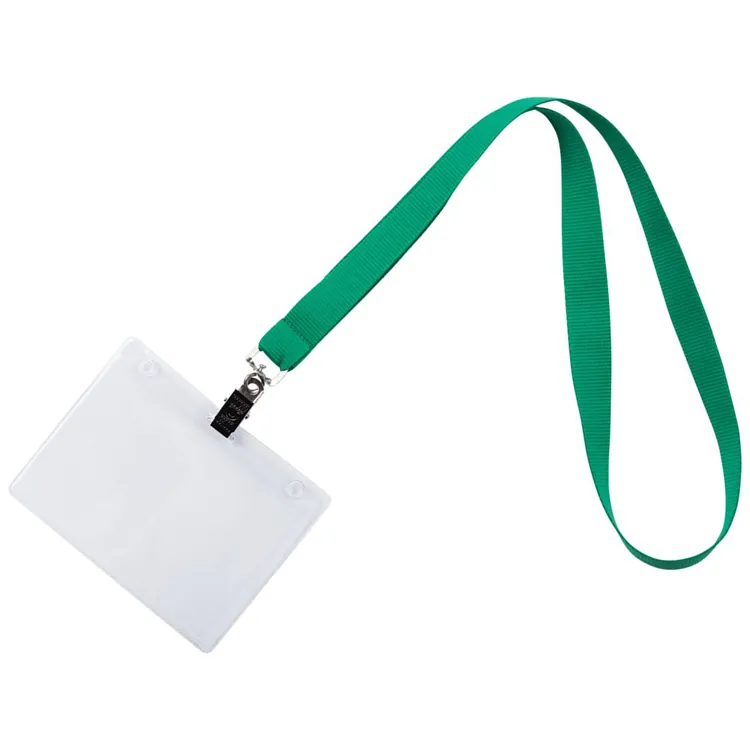 Лента для бейджа Neckband, зеленая арт.6876.90