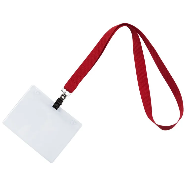 Лента для бейджа Neckband, красная арт.6876.50