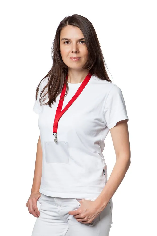Лента для бейджа Neckband, красная арт.6876.50