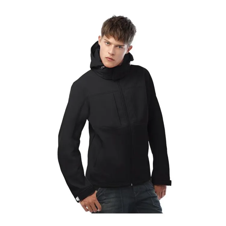 Куртка мужская Hooded Softshell темно-синяя арт.JM950003