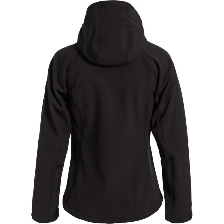 Куртка женская Hooded Softshell черная арт.JW937002