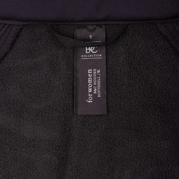 Куртка женская Hooded Softshell черная арт.JW937002