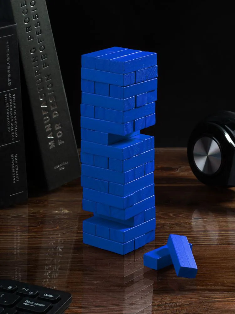 Игра &laquo;Деревянная башня мини&raquo;, синяя арт.5351.40