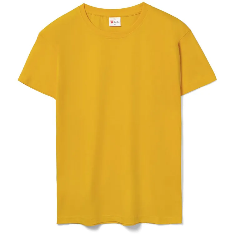 Футболка унисекс T-Bolka 180, желтая арт.6994.80