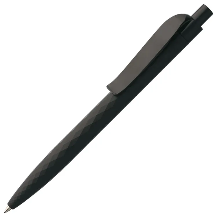 Ручка шариковая Prodir QS01 PRP-P Soft Touch, черная арт.7090.30
