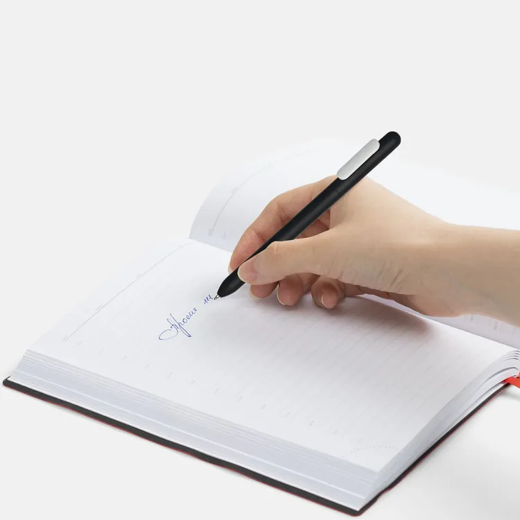 Ручка шариковая Swiper Soft Touch, черная с белым арт.6969.63