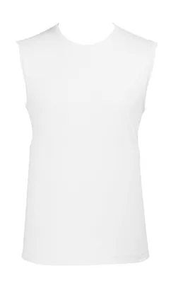 Футболка мужская без рукавов Jazzy 170, белая арт.1375.60
