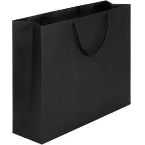 Пакет бумажный Ample Plus L, черный арт.7530.30