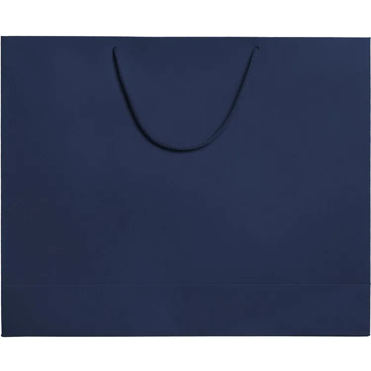 Пакет бумажный Ample Plus L, синий арт.7530.40