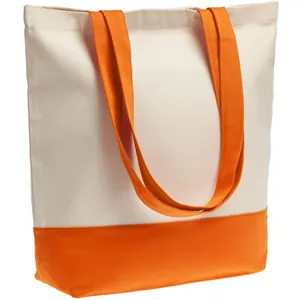 Холщовая сумка Shopaholic, оранжевая арт.11743.20