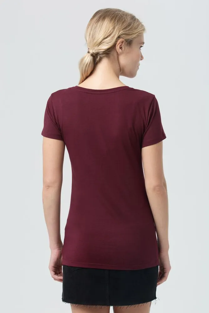 Футболка женская Martin Women, бордовая арт.02856167