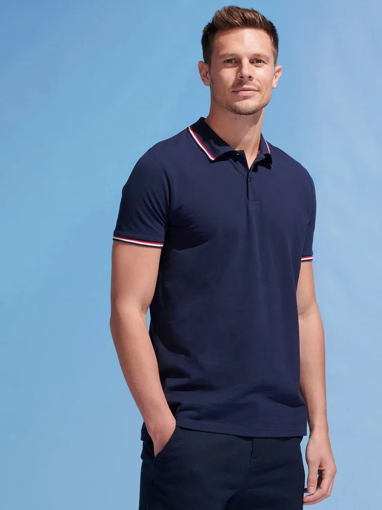 Рубашка поло мужская Prestige Men, темно-синяя арт.02949319