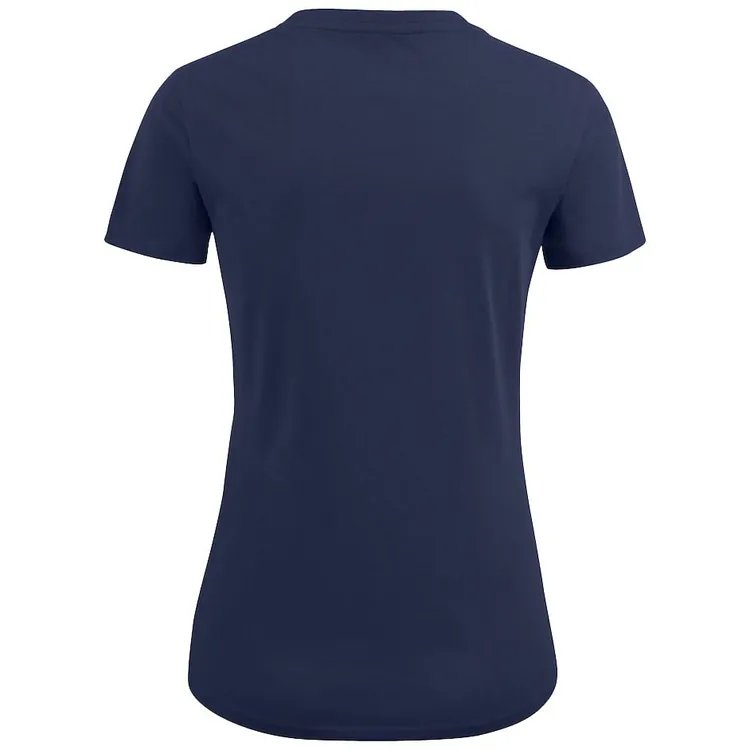 Футболка женская Ladies American U, темно-синяя арт.11149.40