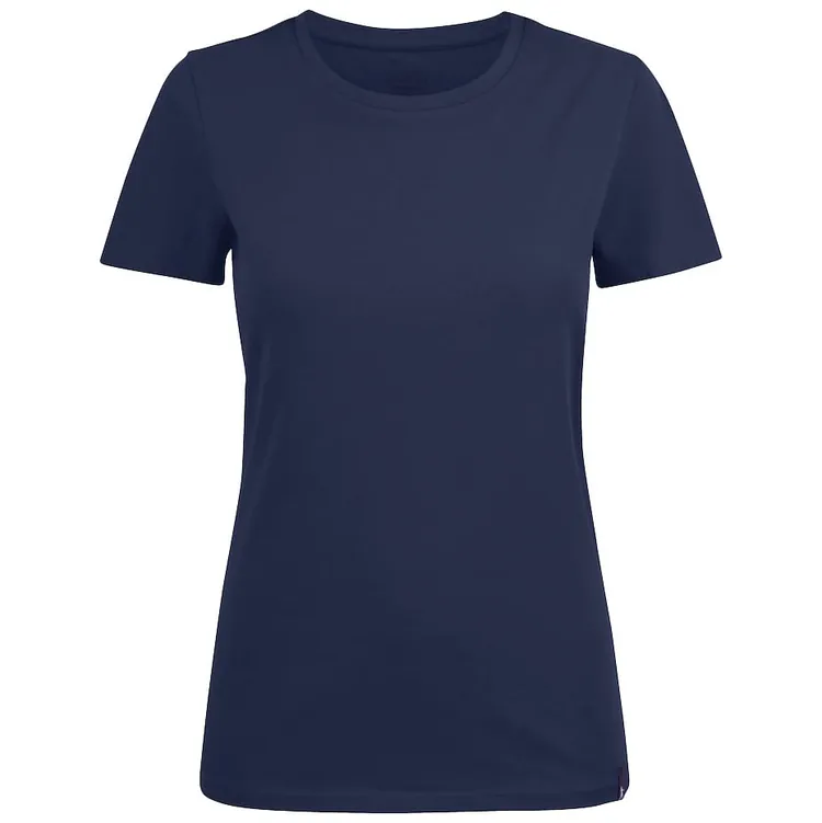 Футболка женская Ladies American U, темно-синяя арт.11149.40