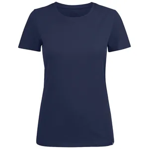 Футболка женская Ladies American U, темно-синяя арт.11149.40