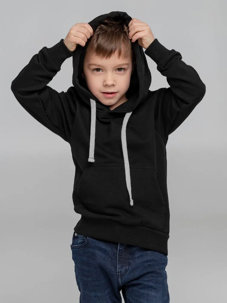 Толстовка с капюшоном детская Kirenga Kids, черная арт.11147.30